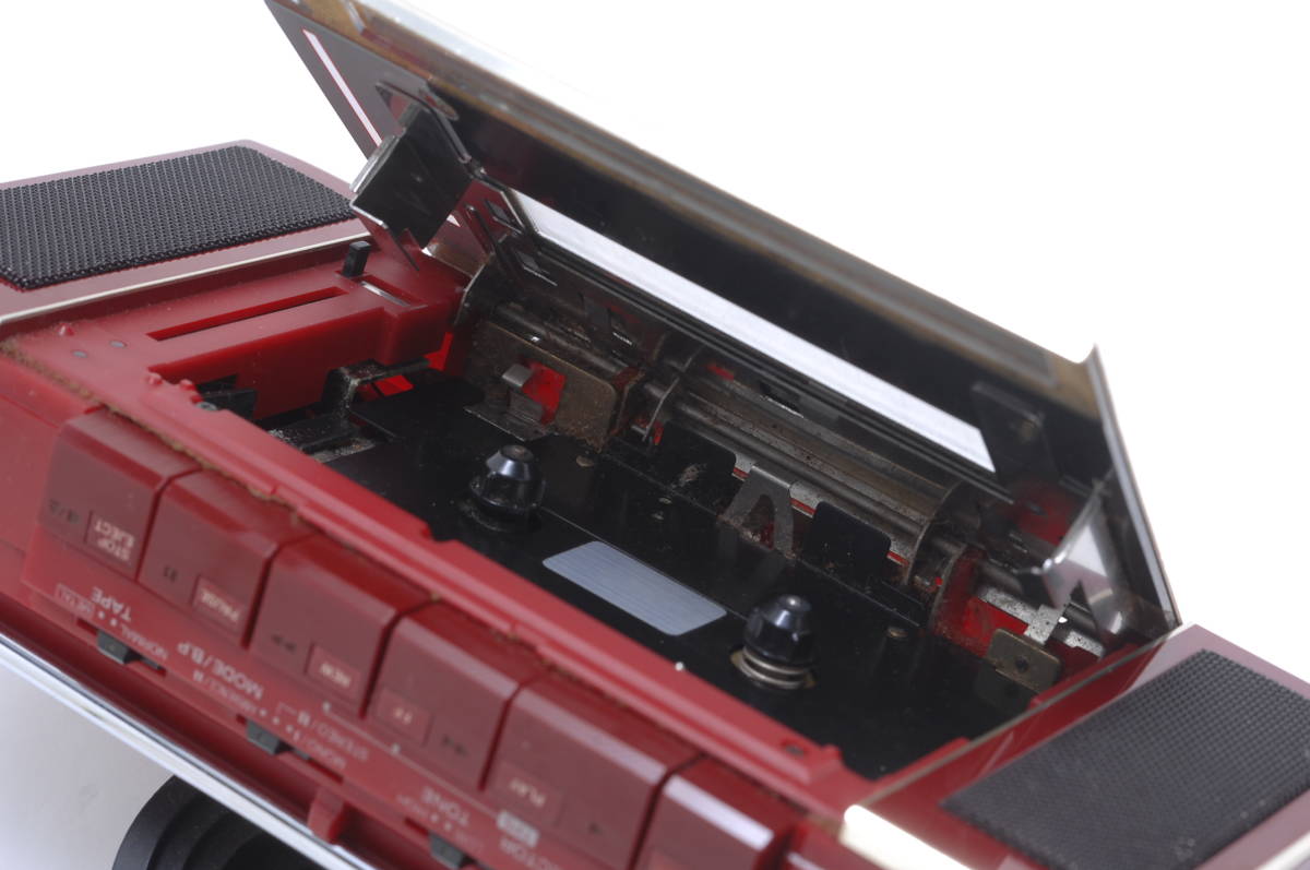 National RX-F40 ナショナル 昭和レトロ 赤 レッド Yahoo ラジカセ