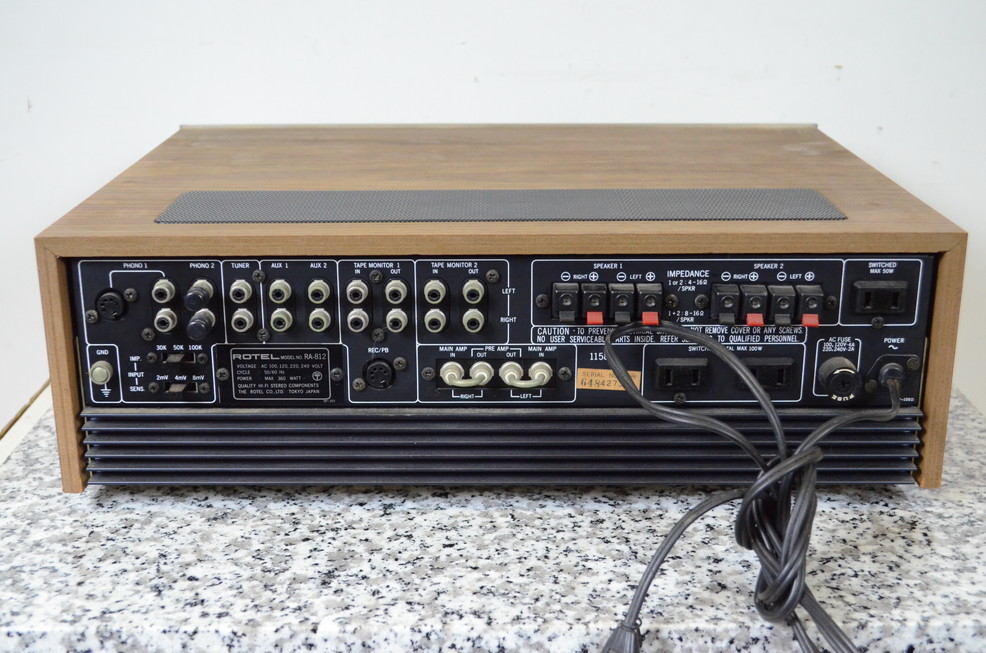 Rotel - RA-812 Stereo Integrated Amplifier ローテル ROTEL Buy