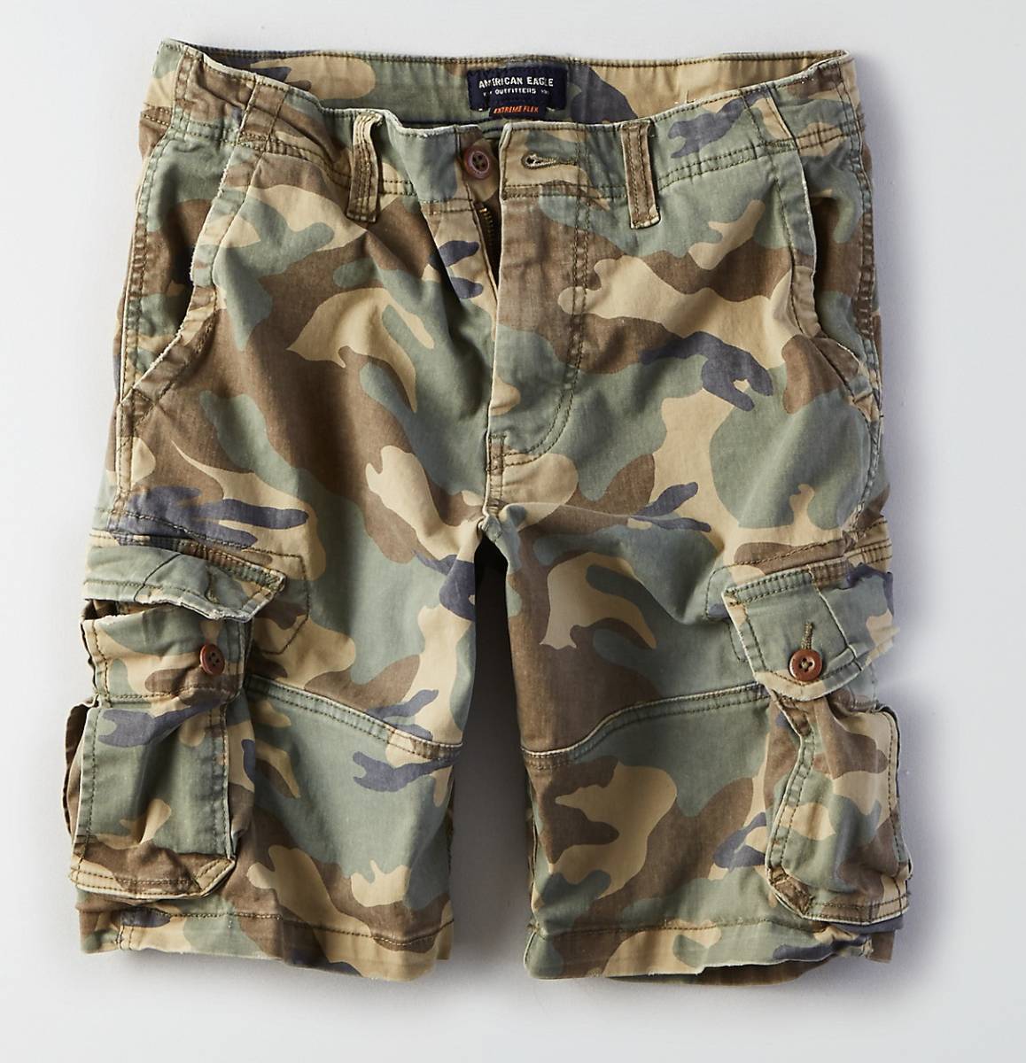お得，限定セール ラスト2 AE/アメリカンイーグル/ EXTREAM FLEX CLASSIC カーゴショートパンツ / W36 / CAMO GREEN /(XLサイズ以上)｜売買されたオークション情報、yahooの商品情報をアーカイブ公開 - オークファン XLサイズ以上