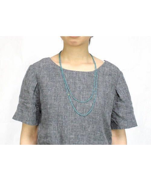 45rpm新品未使用 即完売 HANDMADEアンティークビーズネックレス45R 