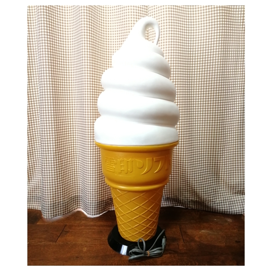 雪印ソフトクリーム 業務用 アイス オブジェ 店舗などの 飾り 立体看板