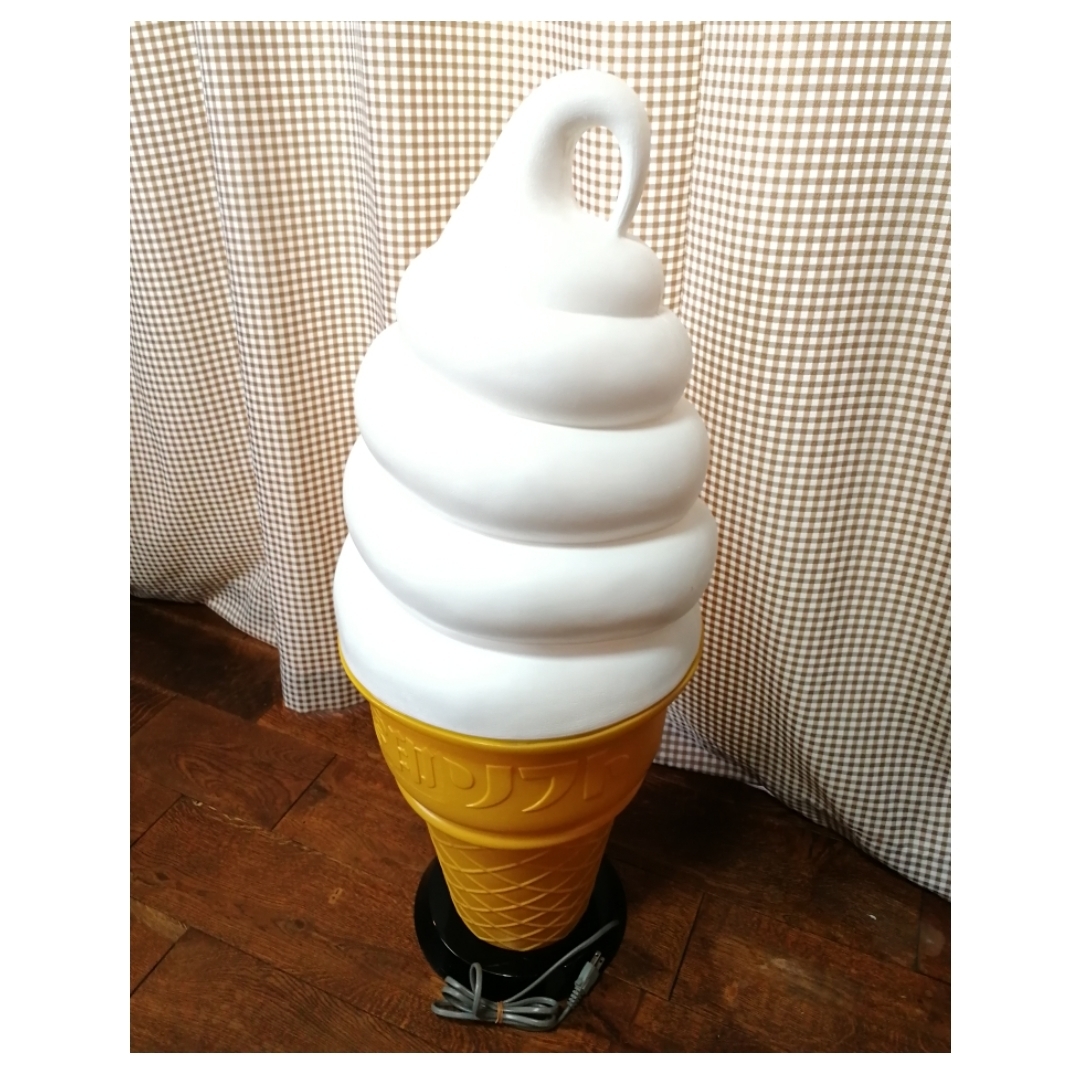 雪印ソフトクリーム 業務用 アイス オブジェ 店舗などの 飾り 立体看板