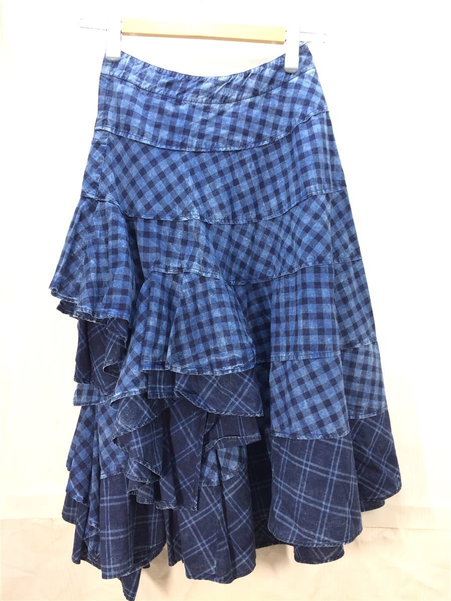 tricot COMME des GARCONS◇ロングスカート/M/コットン/NVY/チェック