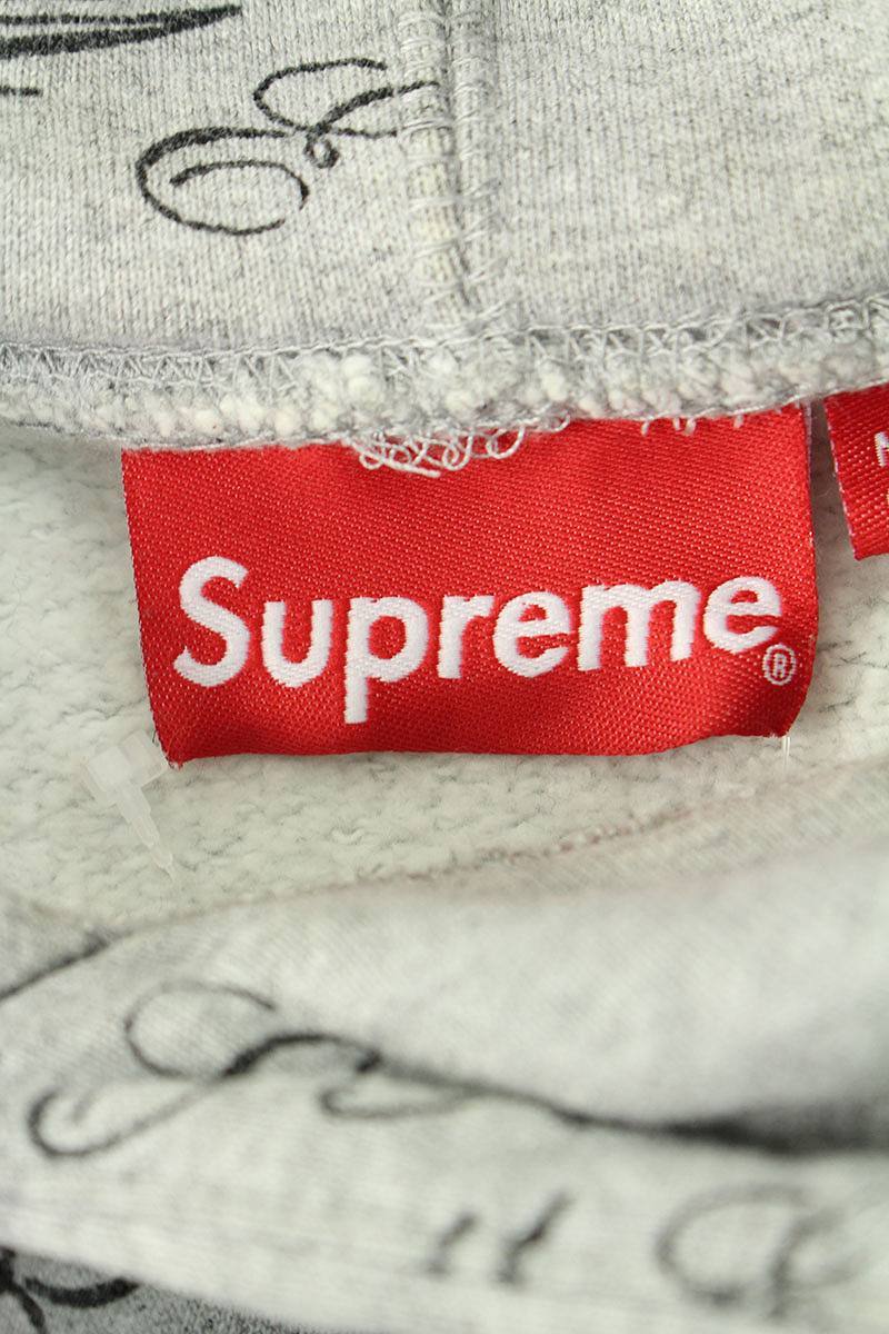 シュプリーム SUPREME 15AW Eat Me Hooded Sweatshirt EAT ME総柄プル