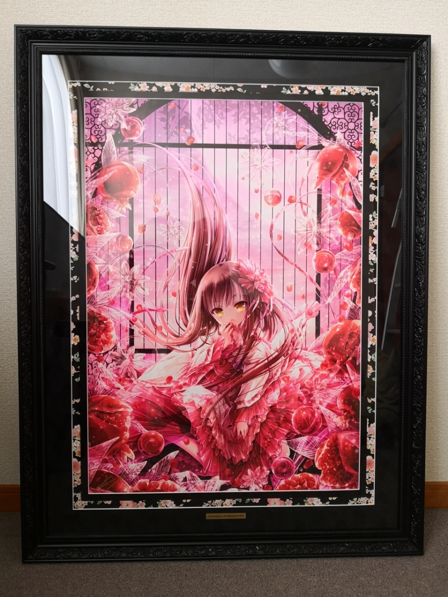 てぃんくる先生 版画 IMMORTAL POMEGRANATE 絵師100人展 限定35部 新作