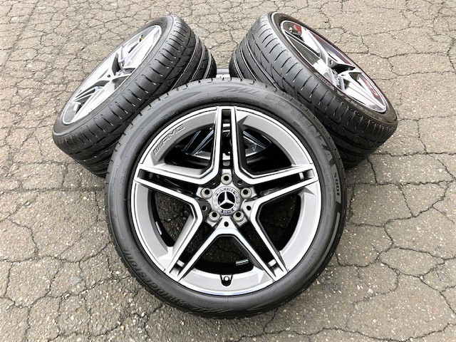 新作，最新作 ベンツ AMG 7.5J +44 8.5J +49 Cクラス W205 S205 山あり SET(ラジアルタイヤ)｜売買されたオークション情報、yahooの商品情報をアーカイブ公開 - オークファン 5穴