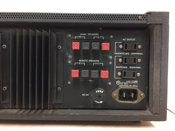 ジャンク LUXMAN SQ507X ラックスマン プリメインアンプ 音響機材