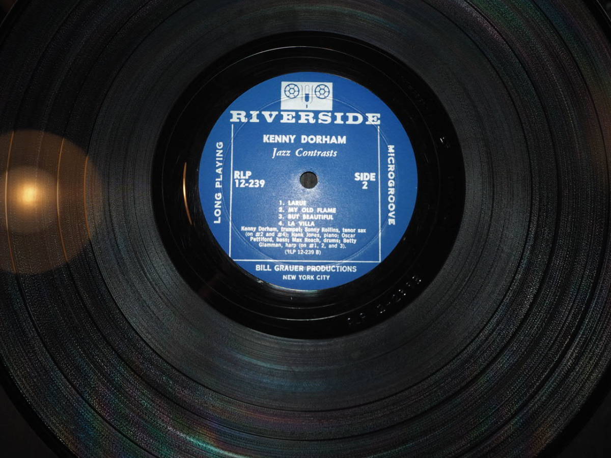 激レアオリジナル モノラルjazz contrasts KENNY DORHAM RIVERSIDE RLP