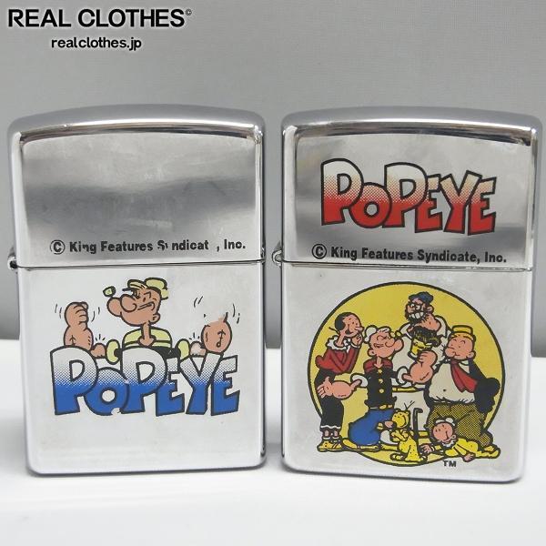 本物保証，格安 ZIPPO/ジッポー POPEYE/ポパイ 1996年製 2点セット /LPL(アニメーション、ヒーロー)｜売買されたオークション情報、yahooの商品情報をアーカイブ公開 - オークファン Zippo