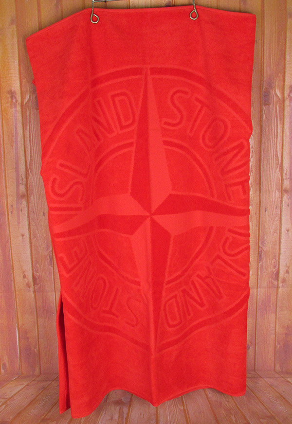 大得価，SALE LALKHO9250 STONE ISLAND ストーンアイランド ビーチタオル 赤(アクセサリー)｜売買されたオークション情報、yahooの商品情報をアーカイブ公開 - オークファン その他