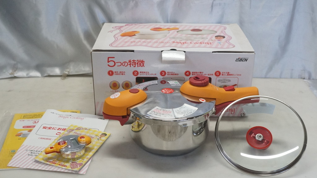 未使用品】 MK-1 松居一代プロデュース LEBEN 圧力鍋 3.0L 【公式通販】