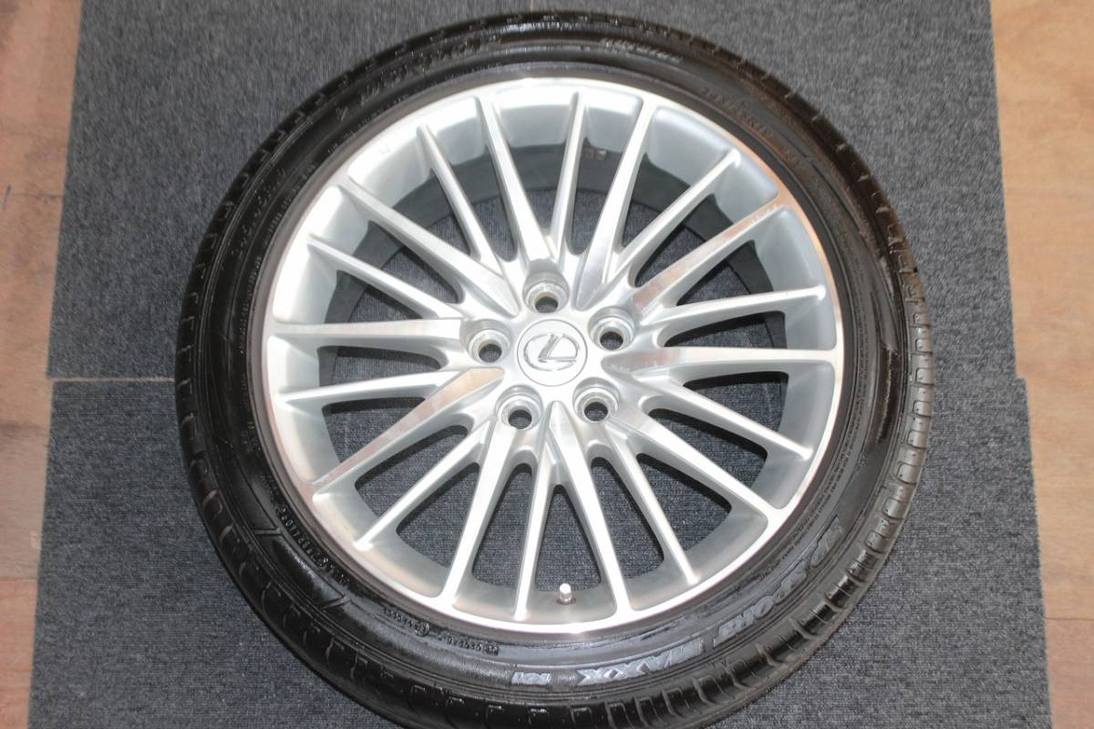 レクサス LS460 純正 19インチ BBSホイール タイヤ 4本セット　SZ ☆バリ山☆ レクサス LS460 ver.SZ 純正 19インチ 245/45R19 タイヤ＋