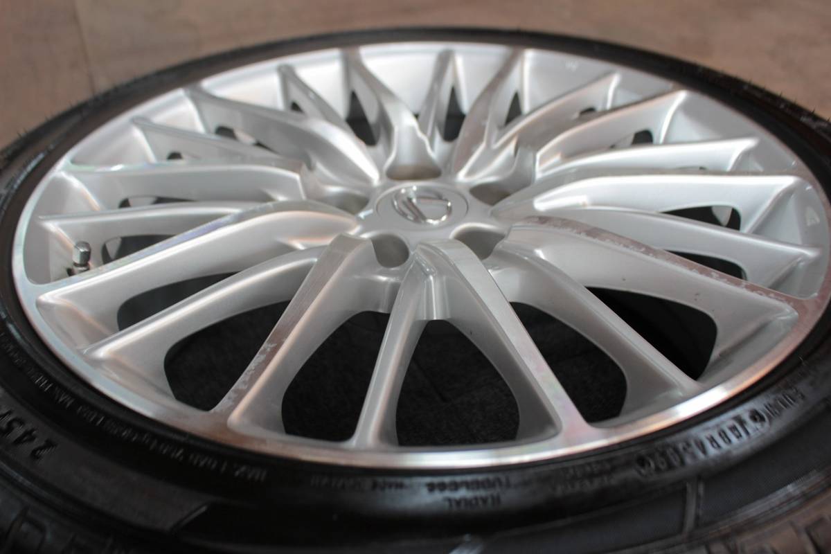 レクサス LS460 純正 19インチ BBSホイール タイヤ 4本セット　SZ ☆バリ山☆ レクサス LS460 ver.SZ 純正 19インチ 245/45R19 タイヤ＋