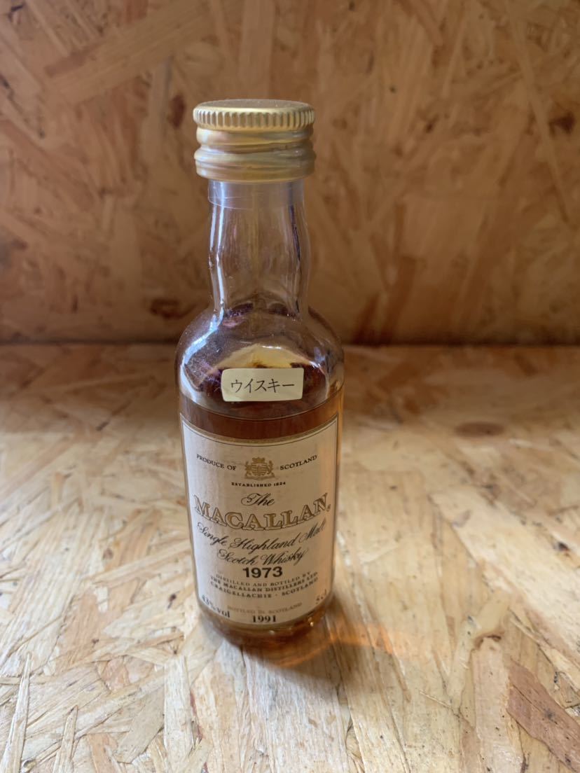 MACALLAN 1973 □ マッカラン □ ミニチュアボトル □ ミニボトル 