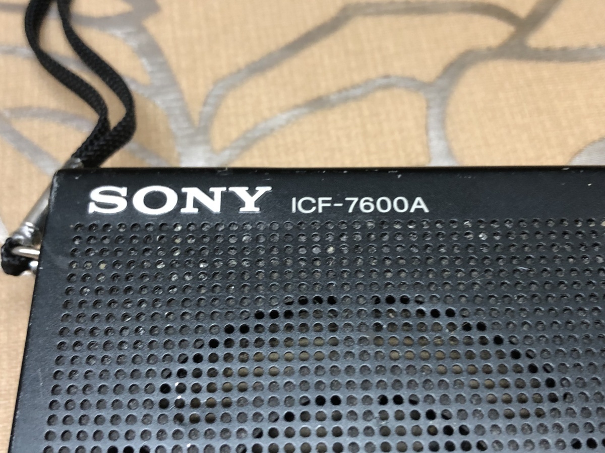 SONY ソニー　ラジオ　ICF-7600A