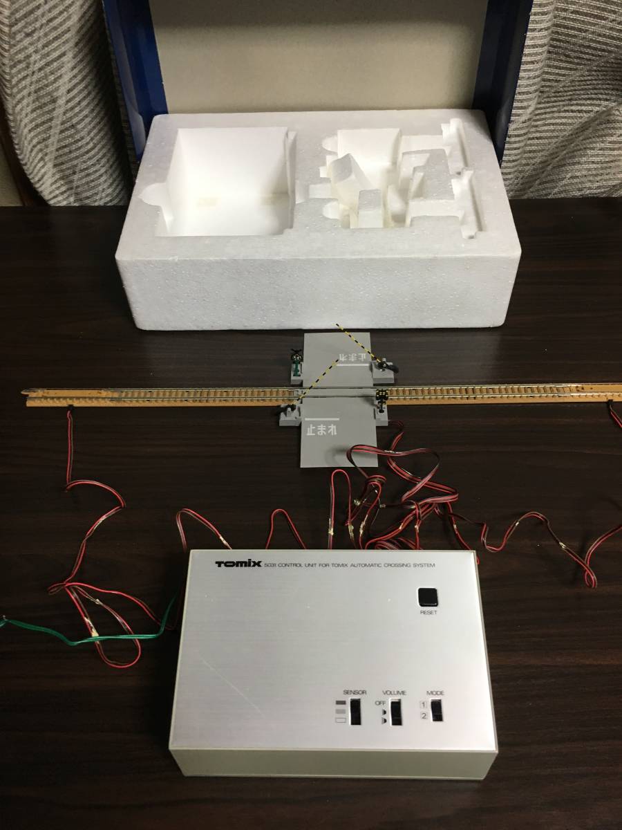 TOMIX Nゲージ 5031 自動踏切セット 単線用 簡易動作チェックOK BR950