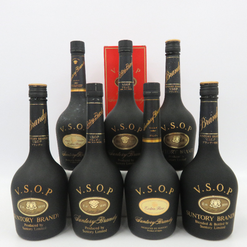 大阪府配送限定 サントリー ブランデー VSOP 7本セット 特級含む 660ml