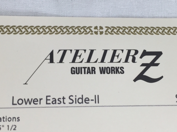 中古 ATELIER Z L.E.S. Lower East Side II ストラトタイプ エレキ ギター 楽器 S4150646
