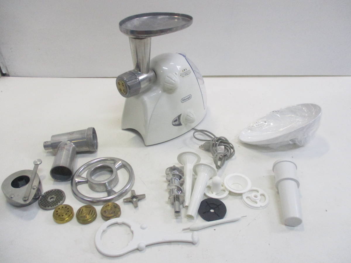 未使用品】デロンギ パスタメーカー＆スーパーミンサー KMG1200J