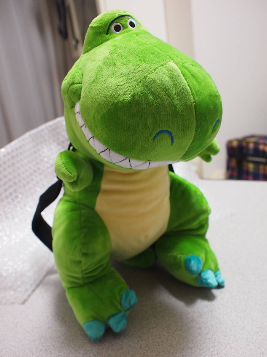 ＊送料無料＊ 新品 タグ付き☆　トイ・ストーリー　レックス リュック ♪ キッズ ベビー 恐竜 ぬいぐるみ バック_3