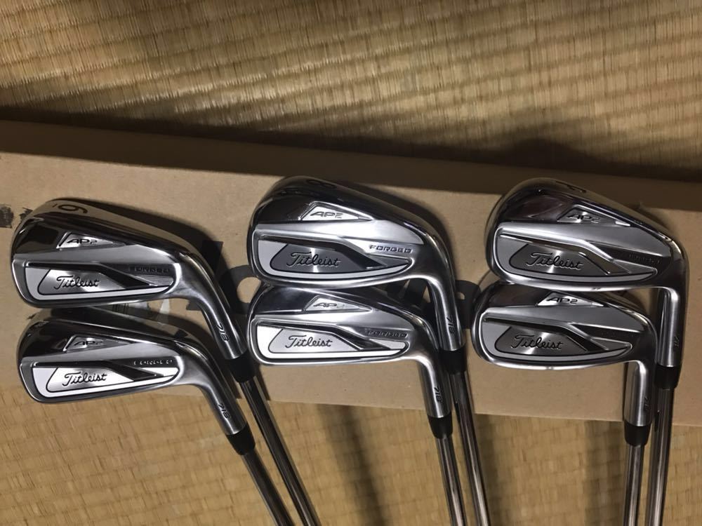 AP2 0 Titleist Set Iron Stiff 6本セット 718アイアンP-5番 Extra 公式
