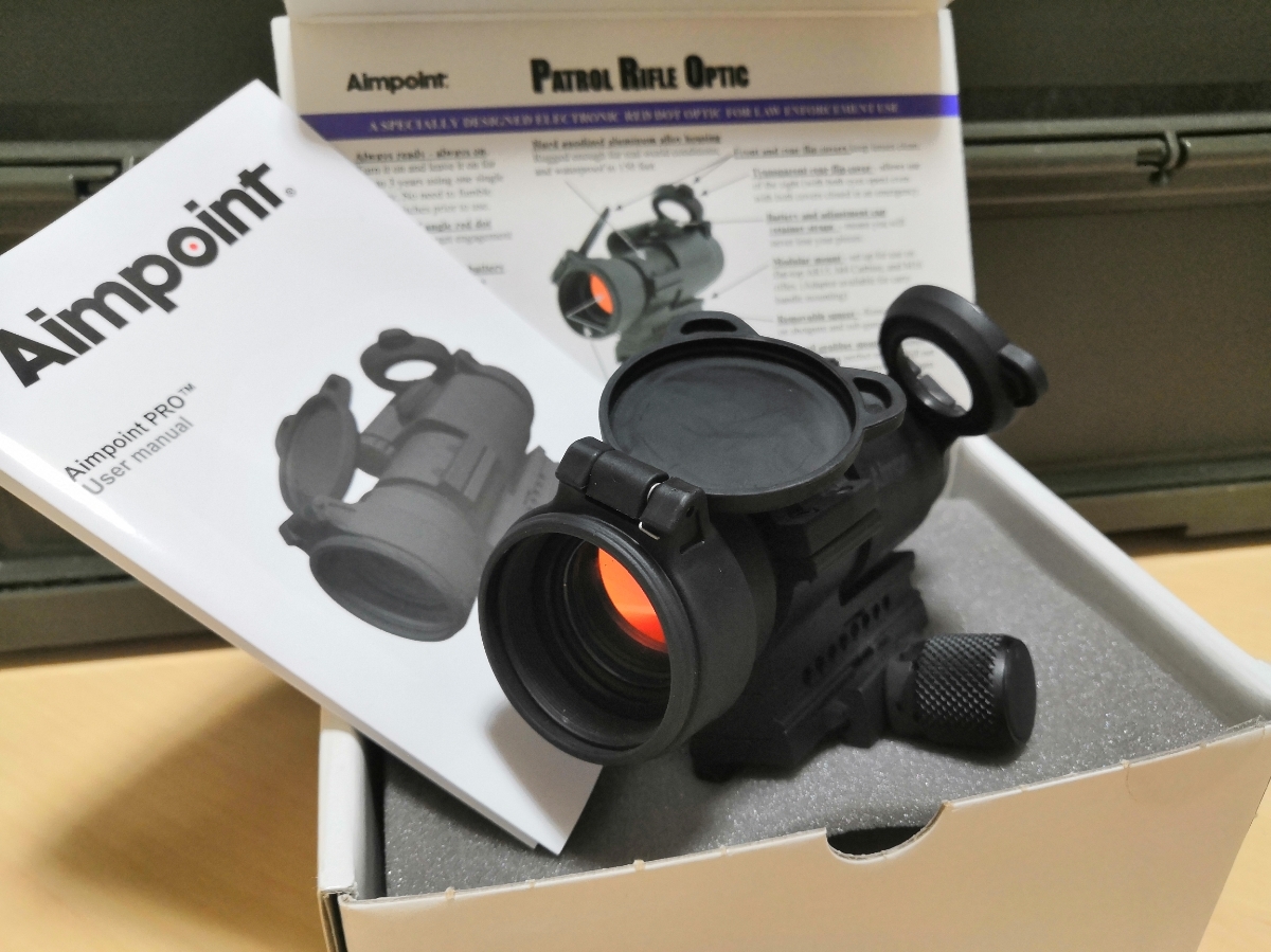 実物 Aimpoint PRO エイムポイント ダットサイト Amazon.co.jp