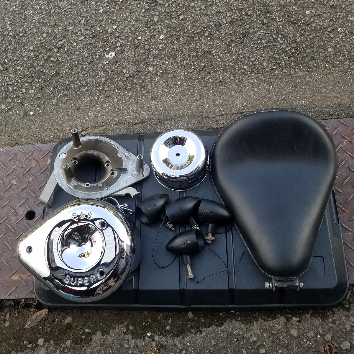 ハーレー部品色々セット エボ パンヘッド フリスコ チョッパー ボバー