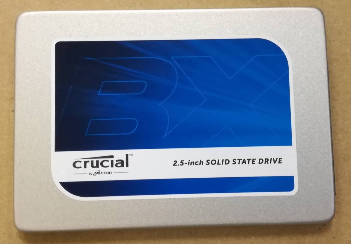 【送料無料】Crucial SSD 250GB 使用時間短い（200時間）#1097 型番：CT250BX100SSD1
