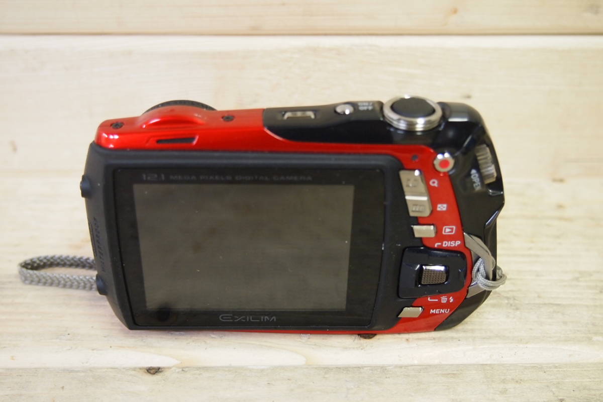 ◇CASIO カシオ EXILIM EX-G1 デジタルカメラ 防水 防塵 レッド 充電器