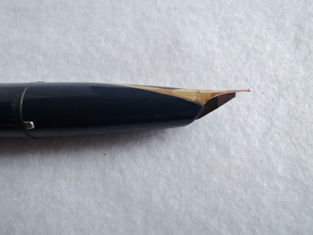 希少 シェーファー／万年筆（14K）ネイビー 現状 シェーファー 万年筆