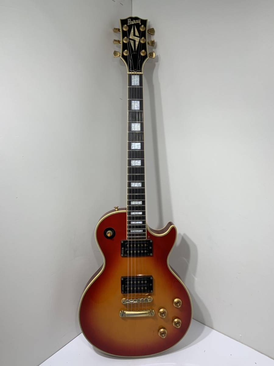 Burny レスポールカスタムタイプ イナズマインレイ VH-1搭載 80's