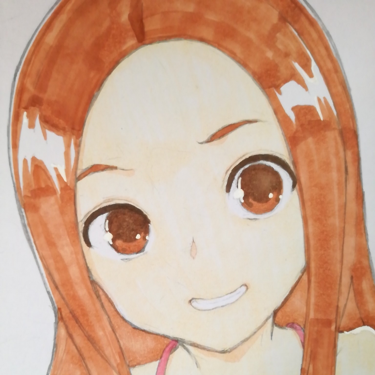 1点もの からかい上手の高木さん 同人 手描きイラスト 水着 色紙 手描きイラスト 売買されたオークション情報 Yahooの商品情報をアーカイブ公開 オークファン Aucfan Com