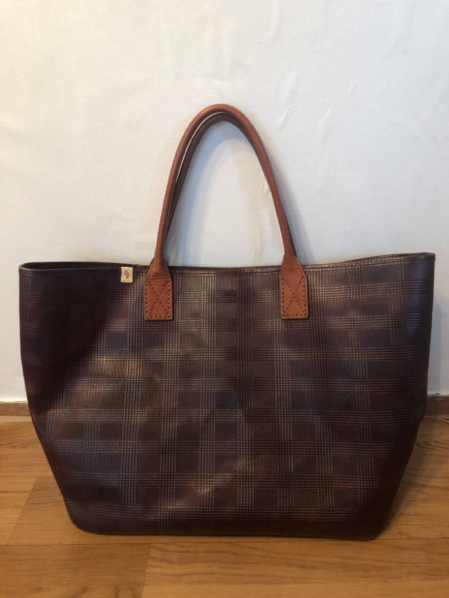 visvim ビズビム LEATHER HOMER TOTE L エンボス加工 レザー トート 