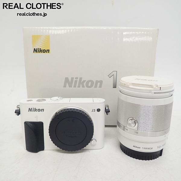 動作確認済】Nikon/ニコン Nikon1 J3 ズームレンズキット ホワイト