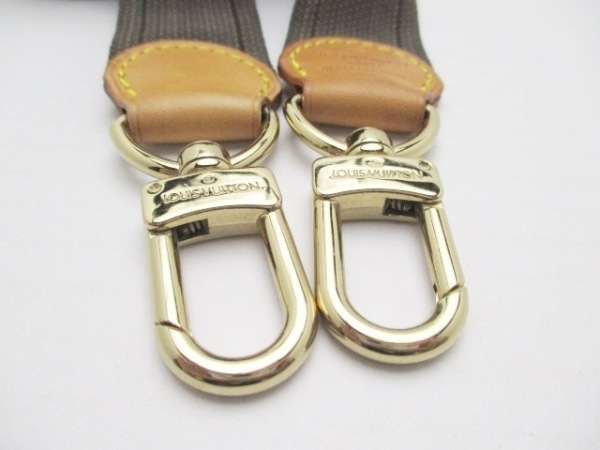 ルイヴィトン LOUIS VUITTON ショルダーストラップ キャンバス×ヌメ革