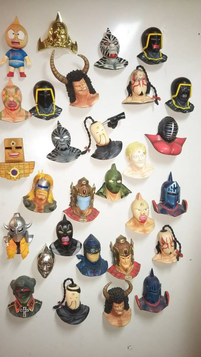 大量処分　現状品　リアルマスクマグネットコレクション　キン肉マン