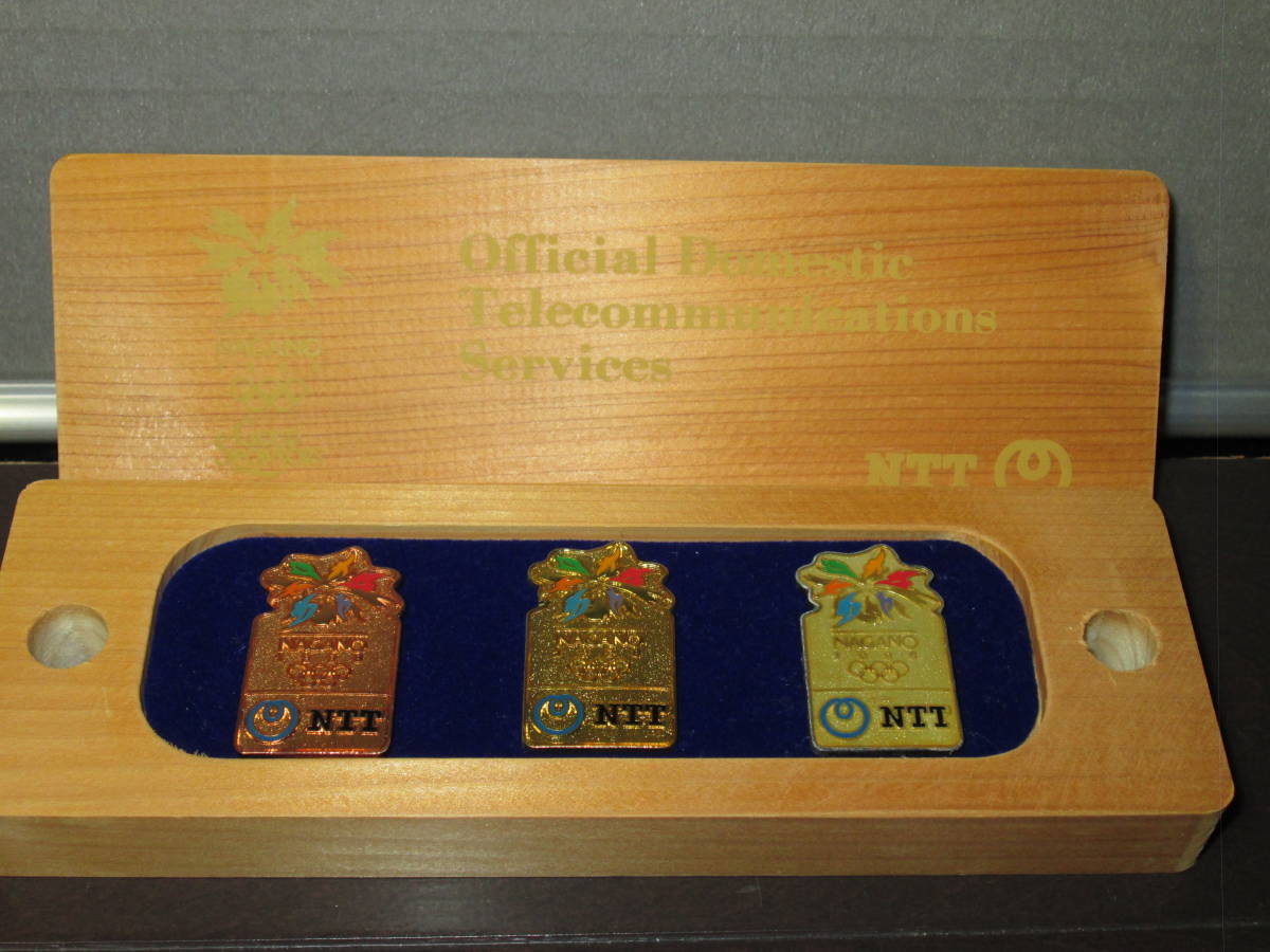 正規品，限定SALE】 限定 NTT ピンバッジ 長野オリンピック 1998 八十