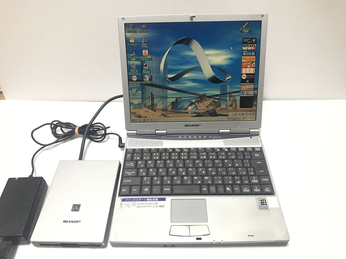 SHARP Mebius FJ-30Z Windows98 リカバリディスク付