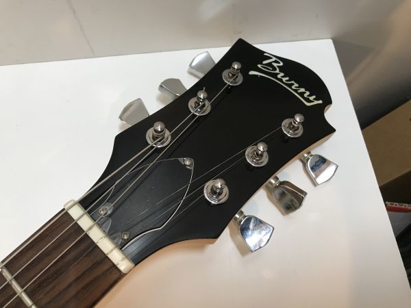 〇 BURNY LS-38 シルバー レスポールタイプ GOTOHペグ ソフトケース付