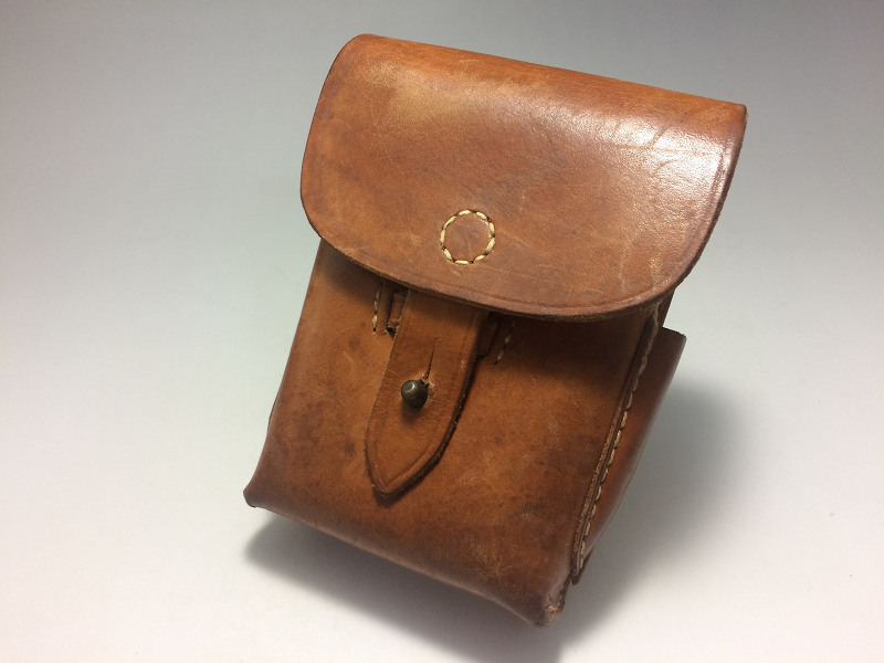 中田商店　日本海軍　図のう 中田商店】 海軍 図のう ◇日本軍 ミリタリー 図嚢 革製 日本軍