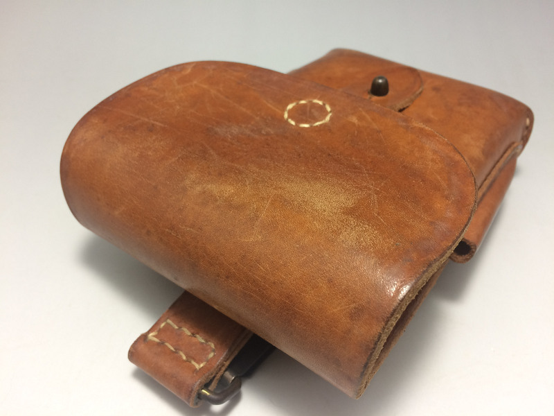 中田商店】 海軍 図のう ◇日本軍 ミリタリー 図嚢 革製 日本軍