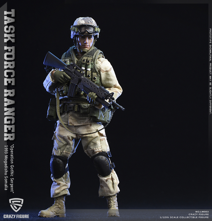 第75レンジャー連隊 1⁄6 Crazyfigure LW001アメリカ軍 第75 レンジャー