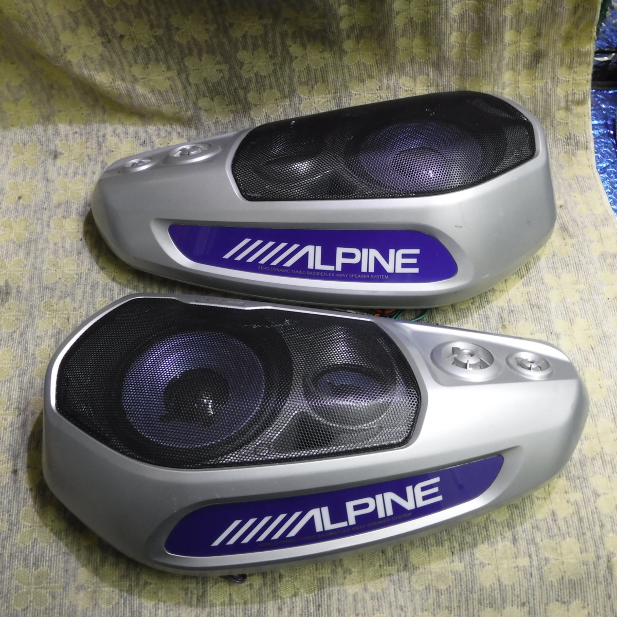 ○ ALPINE アルパイン SBS-1645S 4way 120W スピーカーセット 据え置き 