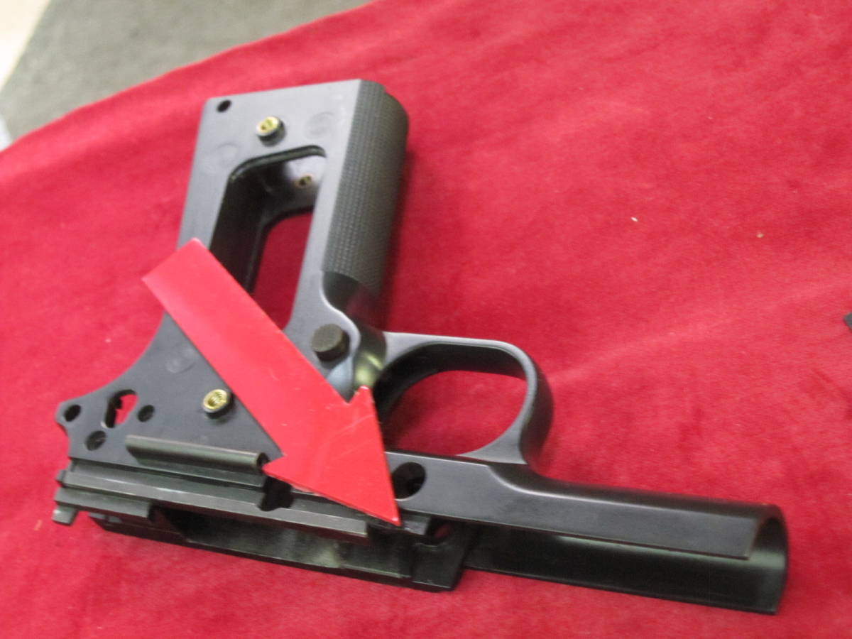 ④MGC『GM5 ガバメント FBI用 ロアーフレーム(ABS製) 』シアー他各種部品付き/M1911A1 