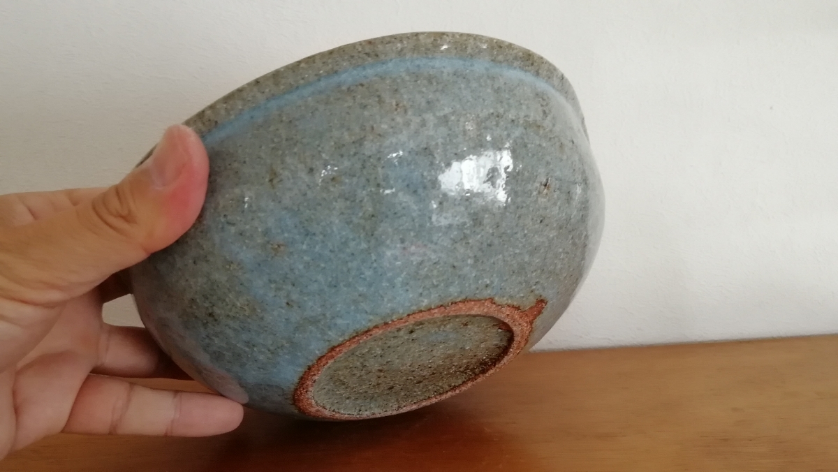 民藝 廣永窯 灰釉島文 四方鉢 菓子皿 菓子器 伝統工芸品 
