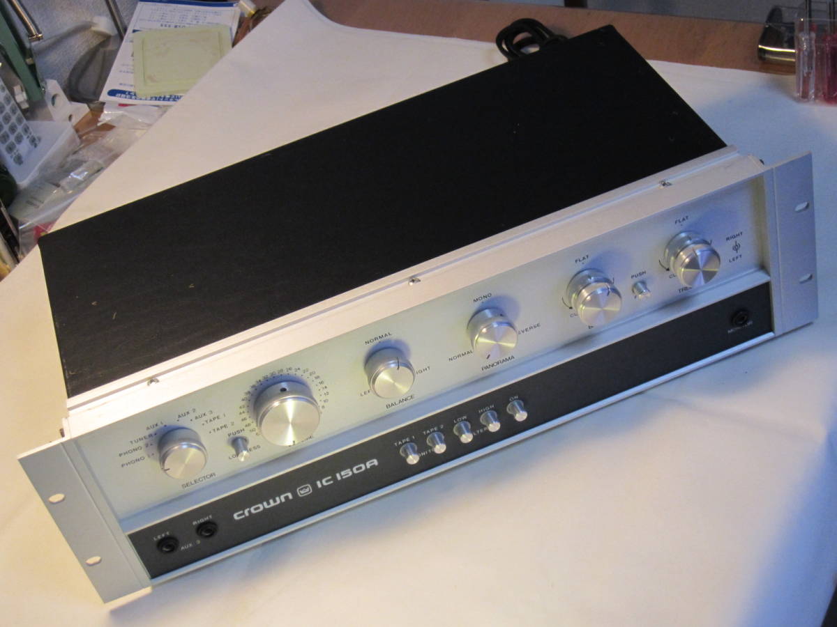 CROWN プリアンプ IC-150A T2190102 オーディオ 超名機 CROWN クラウン