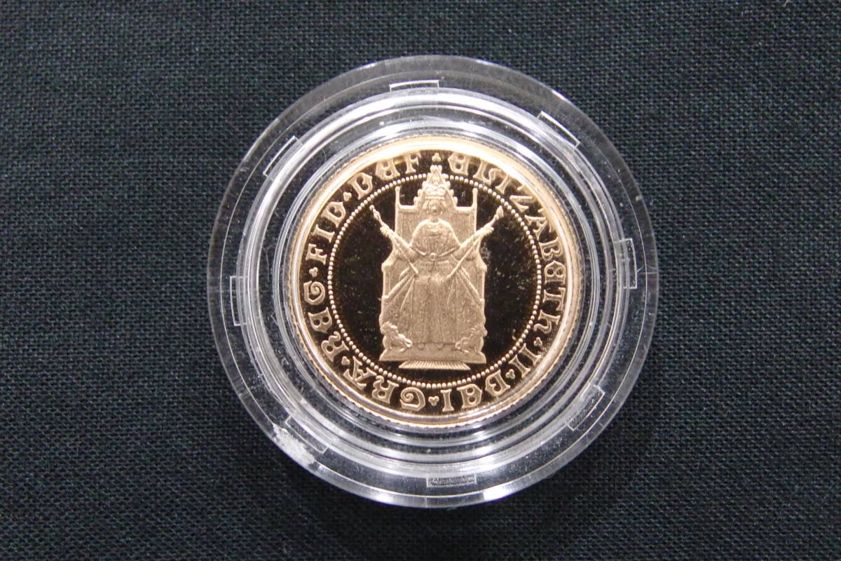 ◯ソブリン金貨５００周年記念　１/２ソブリン　プルーフ金貨　１９８９年◯