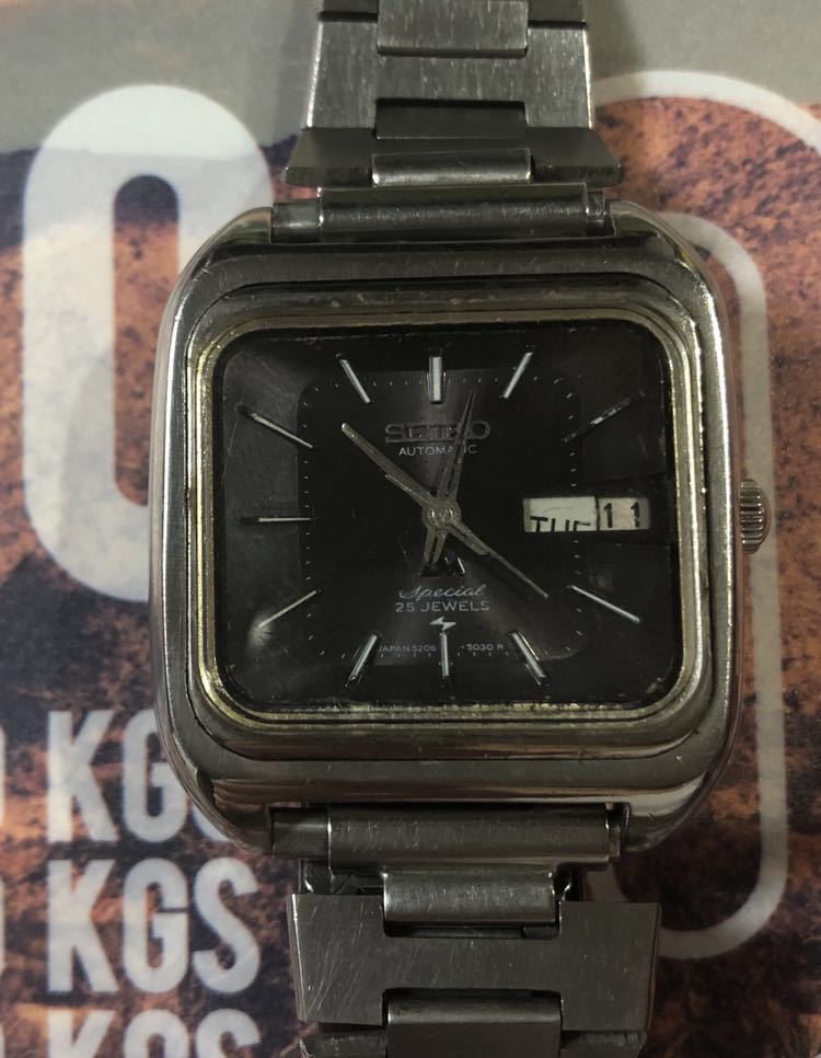 希少/稼働品 SEIKO セイコー 5206-5030 自動巻き AT LM Special 