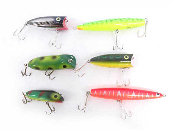 1円 美品有 へドン等 ルアー 釣具 フィッシング用品 計14点セット