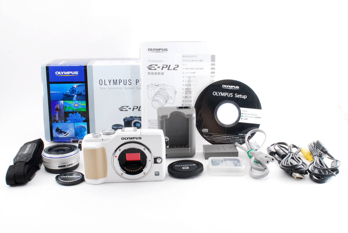 OLYMPUS E-PL2 PEN ミラーレス一眼 レンズキット オリンパス + Lite 